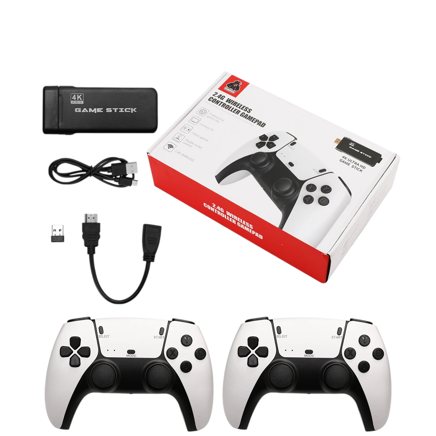 Consola de Video Juego Game Stick 2.4g wireless 4k