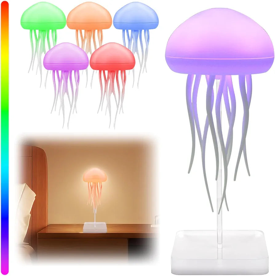 Lampara De Noche Led Forma Medusa