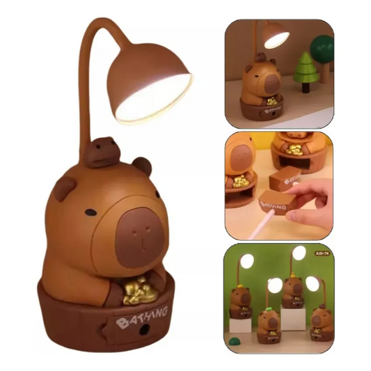 Lampara Led Recargable De Mesa Capibara Lámpara De Sobremesa